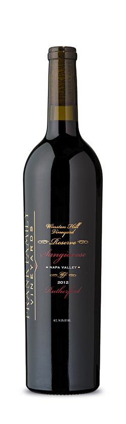 Frank Family Vineyards 2012 Sangiovese bottle shot