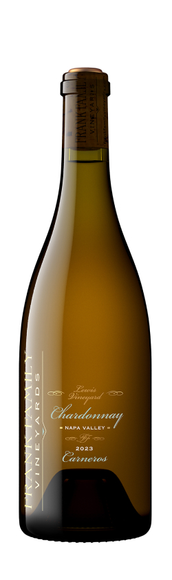 Bottle shot of 2023 Lewis Vineyard Chardonnay