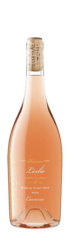 bottle shot of 2024 Leslie Rosé