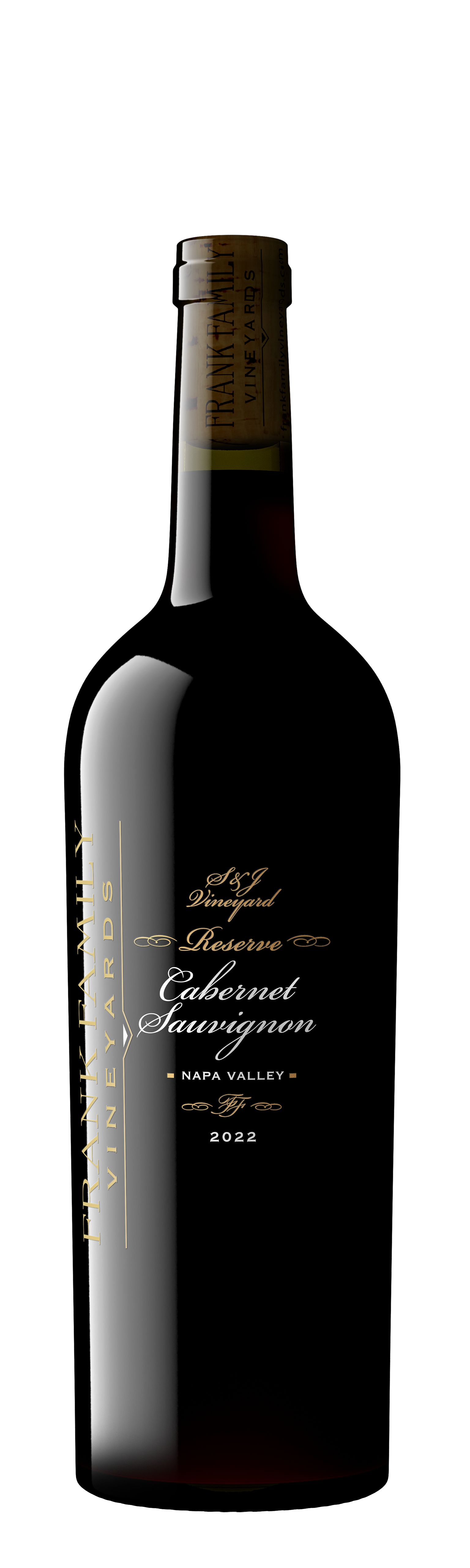 Frank Family Vineyards 2022 S&J Vineyards Cabernet bottle shot