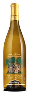A bottle of Frank Family white wine